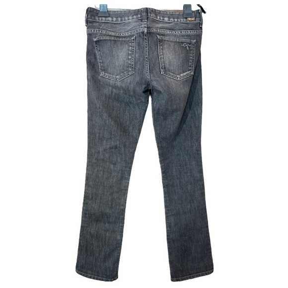 Guess Jeans Starlet Slim Boot Denim Whiskers Distressed Gray Size 27 - Picture 5 of 13